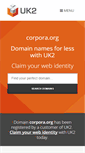 Mobile Screenshot of corpora.org